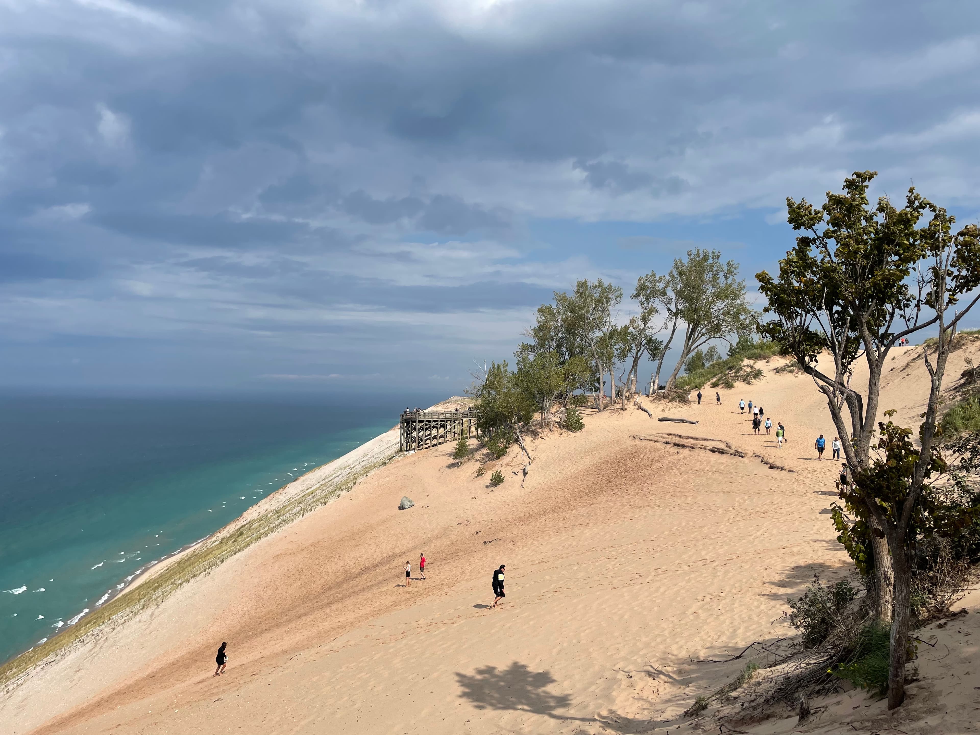 Sleeping Bear Dunes National Lakeshore spring overlook
