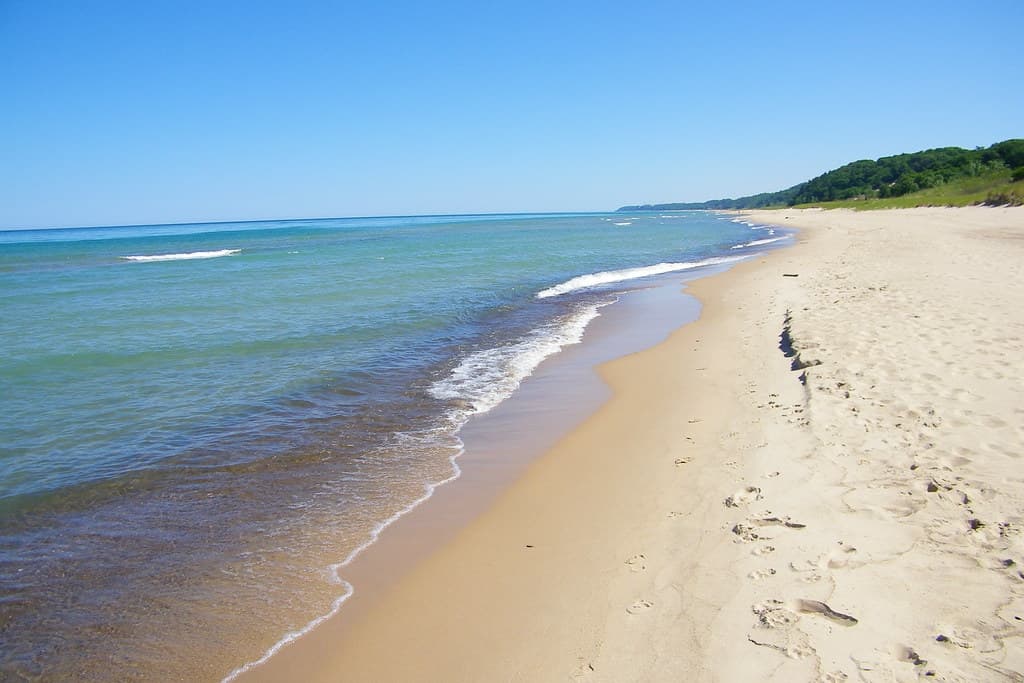 Warren Dunes State Park in spring