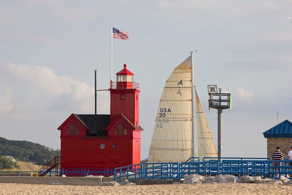 Holland State Park in spring