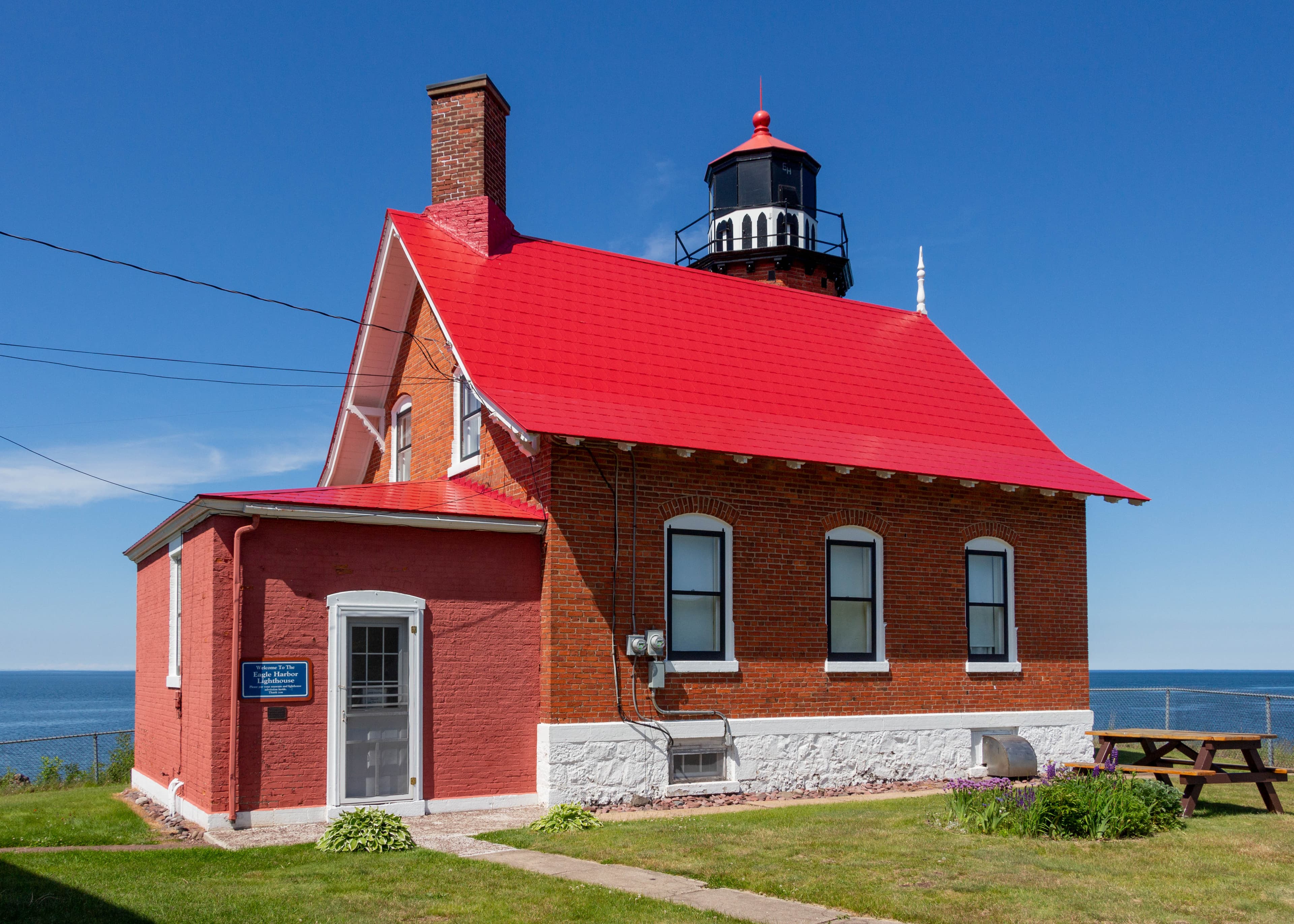 Eagle Harbor Lighthouse in the Keweenaw Peninsula